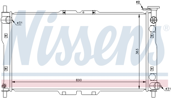 Nissens Radiateur 66656