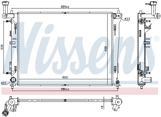 Nissens Radiateur 66676