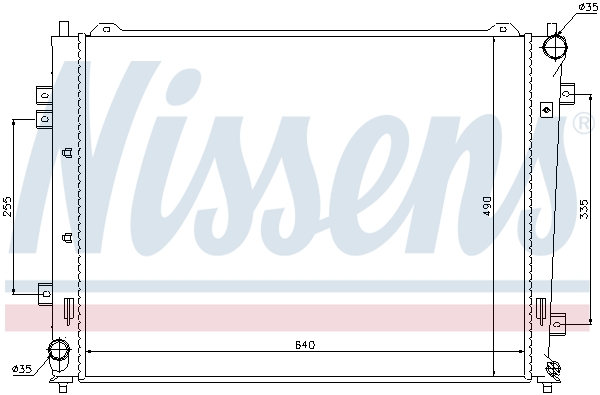 Nissens Radiateur 66684