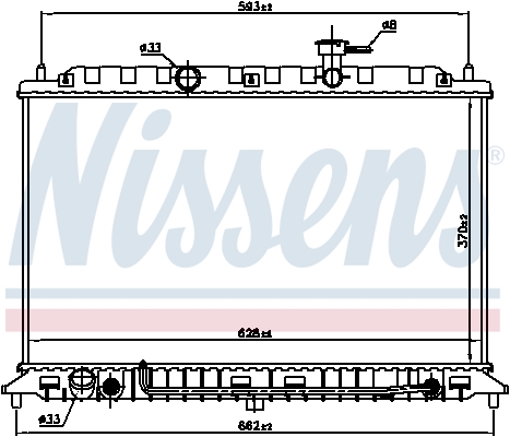 Nissens Radiateur 66687