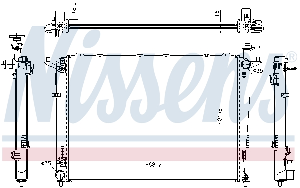 Nissens Radiateur 66696