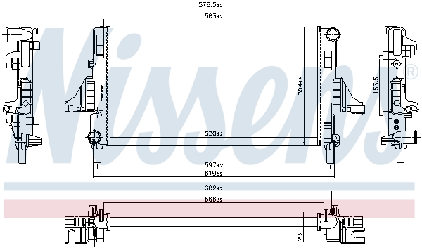 Nissens Radiateur 66698