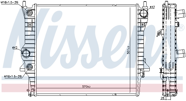 Nissens Radiateur 66708