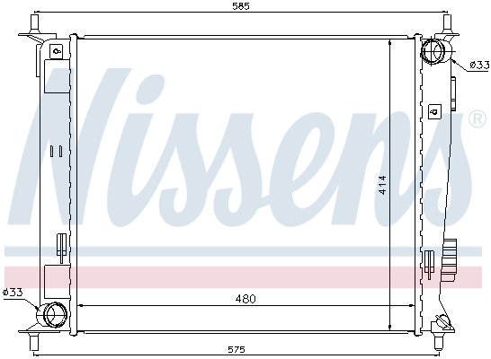 Nissens Radiateur 66742