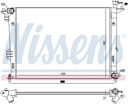 Nissens Radiateur 66761