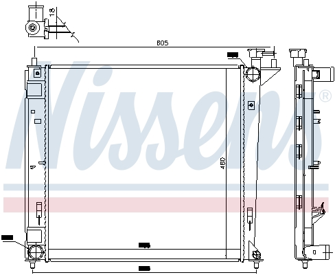 Nissens Radiateur 66762