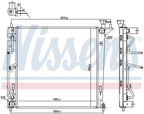 Nissens Radiateur 66763