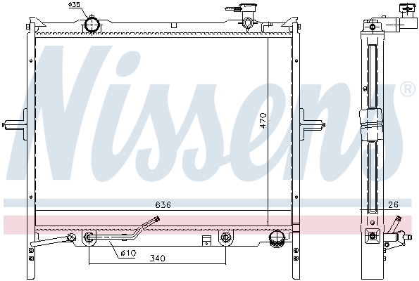 Nissens Radiateur 66772