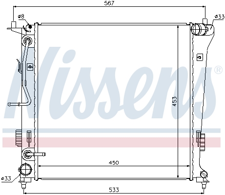 Nissens Radiateur 66774