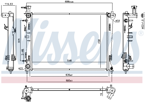 Nissens Radiateur 66778