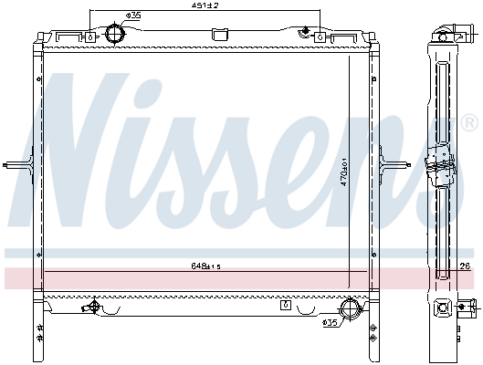 Nissens Radiateur 66779