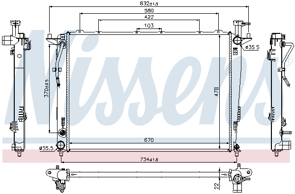 Nissens Radiateur 66781