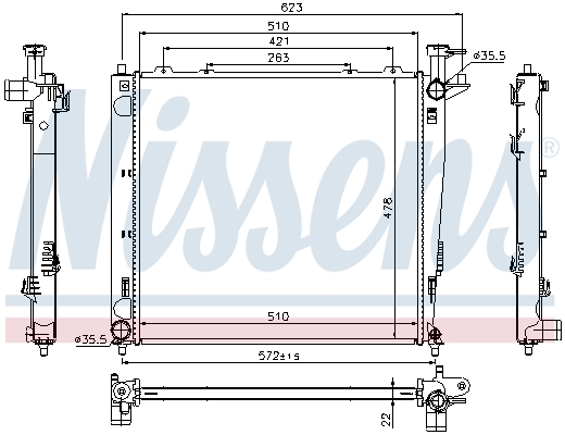 Nissens Radiateur 66782