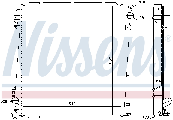 Nissens Radiateur 66854