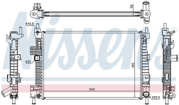 Nissens Radiateur 66869