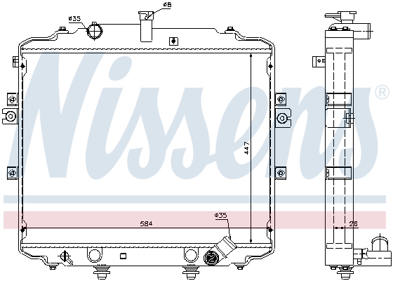 Nissens Radiateur 66996