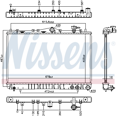 Nissens Radiateur 67006