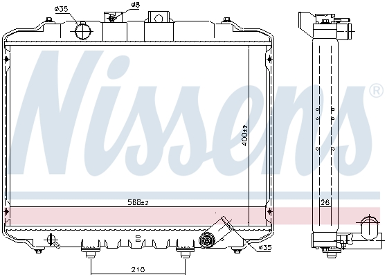 Nissens Radiateur 67015