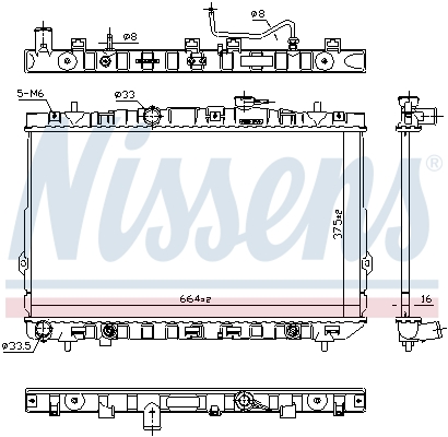 Nissens Radiateur 67025