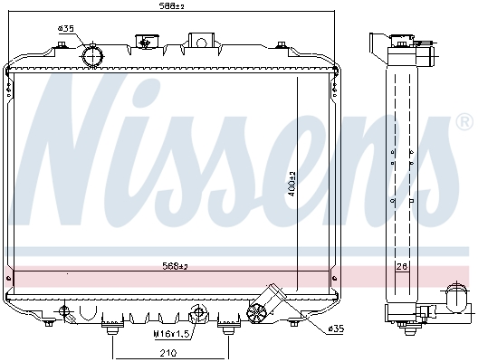 Nissens Radiateur 67034