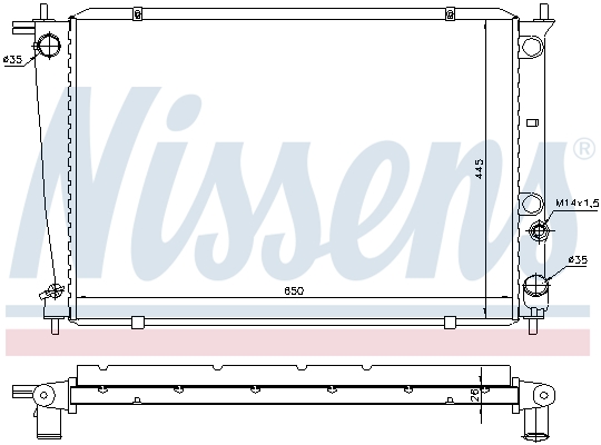 Nissens Radiateur 67039