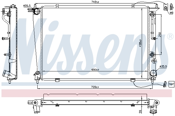 Nissens Radiateur 67040