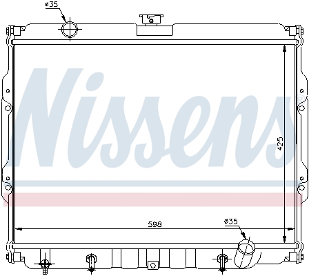 Radiateur Nissens 67047