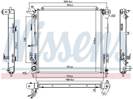 Nissens Radiateur 67078