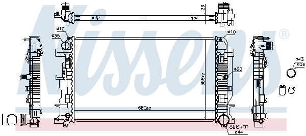 Nissens Radiateur 67156A