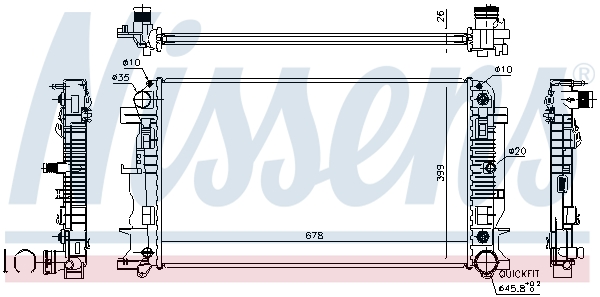 Nissens Radiateur 67157A