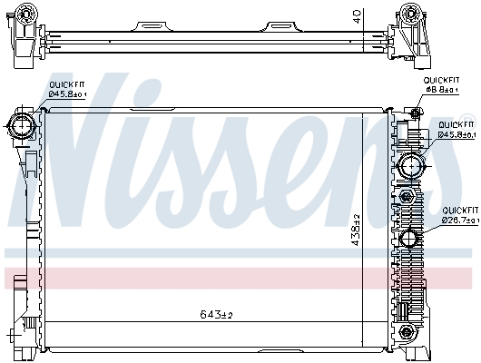 Nissens Radiateur 67162