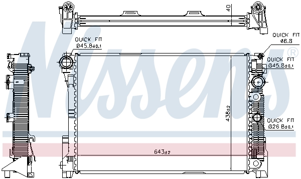 Nissens Radiateur 67163