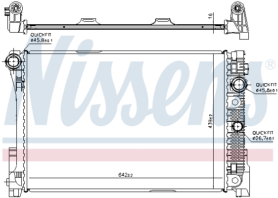 Nissens Radiateur 67164
