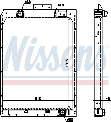 Radiateur Nissens 67165