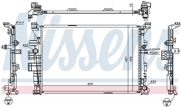 Nissens Radiateur 67185