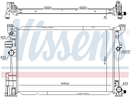 Nissens Radiateur 67187