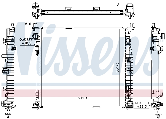 Nissens Radiateur 67188