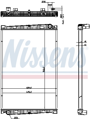 Radiateur Nissens 67193