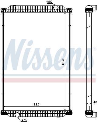 Radiateur Nissens 67196