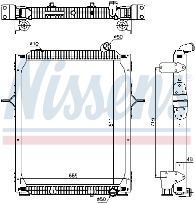 Radiateur Nissens 67206