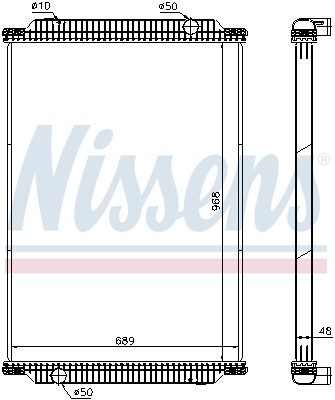 Radiateur Nissens 672440