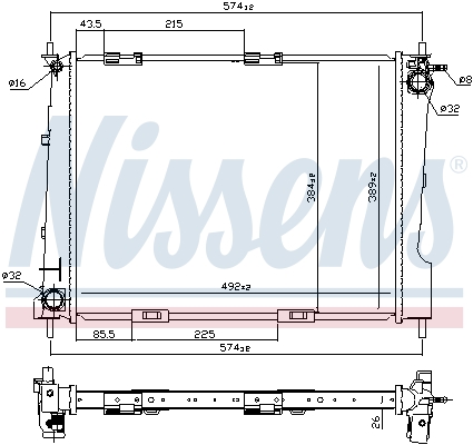 Nissens Radiateur 67284