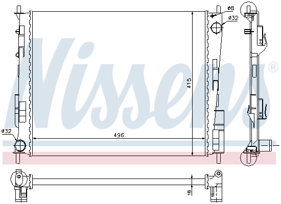 Nissens Radiateur 67286
