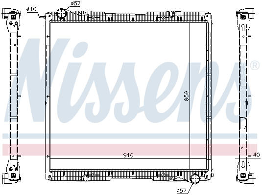 Radiateur Nissens 67292