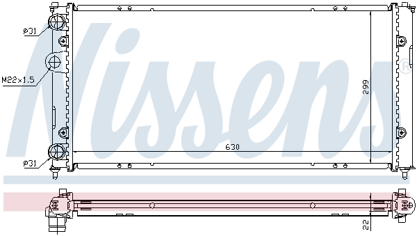 Nissens Radiateur 673001