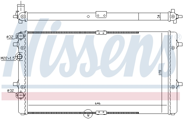 Nissens Radiateur 67301