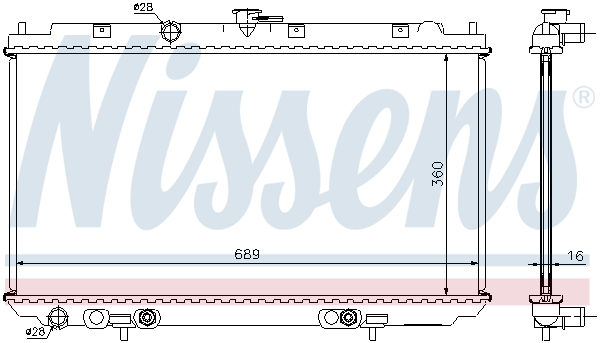 Nissens Radiateur 67345A