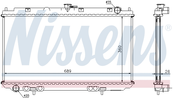 Nissens Radiateur 67349A