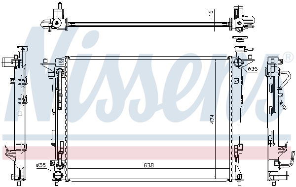 Nissens Radiateur 67466