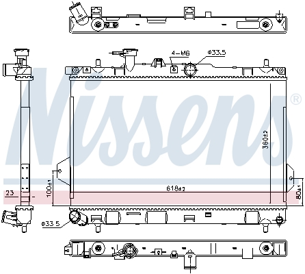 Nissens Radiateur 67481